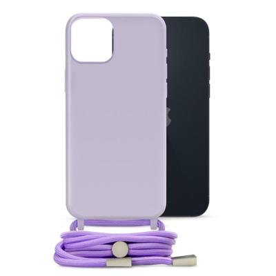 Mobilize Lanyard Gelly Case for Apple iPhone 14 Plus Pastel Purple