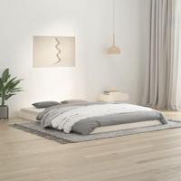 Bedframe massief grenenhout wit 140x200 cm - thumbnail