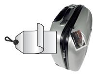 3L bagage-etiketten ft 72 x 123 mm, pak van 10 stuks - thumbnail