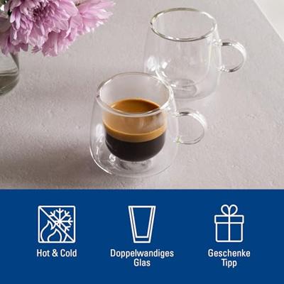 Villeroy & Boch Artesano Hot&Cold Beverages Espresso glas dubbelwandig 2 stuks Villeroy & Boch Artesano Hot&Cold Beverages Espresso glas dubbelwandig 2 stuks