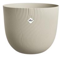 Bloempot sereh rond d25 h21 cm paddenstoel beige bloempot elho - Elho - thumbnail