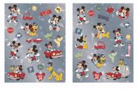 W&O stickervel Mickey junior 21 x 30 cm papier grijs 2 stuks - thumbnail