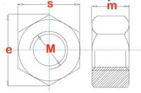 pgb-Europe PGB-FASTENERS | Zeskantmoer |8| DIN 934 M 4 Zn | 200 st 93480100403 - thumbnail