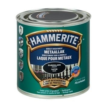 Hammerite Metaallak Direct over Roest Zijdeglans - Z260 Zwart