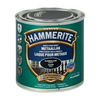 Hammerite Metaallak Direct over Roest Zijdeglans - Z260 Zwart - thumbnail