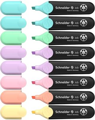Schneider Schreibgeräte Textmarker Textmarker Job Aktion 6+2 Karton-Etui 8 Stück pastell 115090 1 stuk(s)