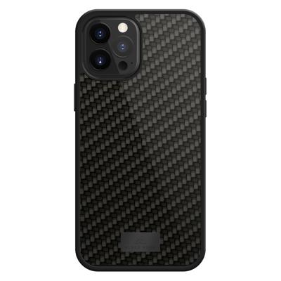 Black Rock Protective Real Carbon Cover for Apple iPhone 12 Pro Max Black Black Rock Protective Real Carbon Cover for Apple iPhone 12 Pro Max Black