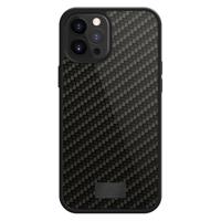 Black Rock Protective Real Carbon Cover for Apple iPhone 12 Pro Max Black - thumbnail