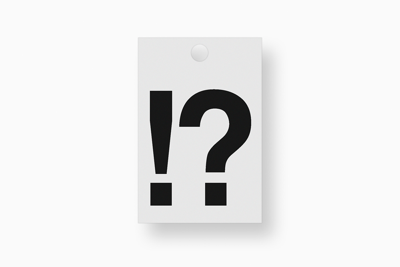 Metafranc Plaksymbool 35Mm Zwart !? - WU0511520