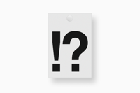 Metafranc Plaksymbool 35Mm Zwart !? - WU0511520 - thumbnail