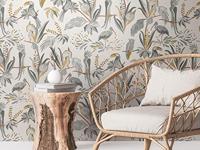 Livingwalls House of Turnowsky - Grijs - Jungle Behang - 388984 - thumbnail