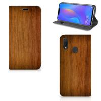 Huawei P Smart Plus Book | Wallet Case | Donker Hout - thumbnail
