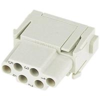 HARTING 09140063101 Businzetstuk Han® C-Modul 6 + PE Crimpen 1 stuk(s) Piece - thumbnail