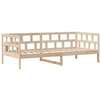 Slaapbank met lades 90x190 cm massief grenenhout - thumbnail