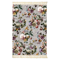 Essenza Fleur Vloerkleed Grijs - thumbnail