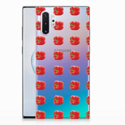 Samsung Galaxy Note 10 Plus | Siliconen Case | Paprika Red