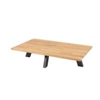 Cosmic salontafel met teak tafelblad 120 X 78 x 25 cm 4SO 4SO - 4so - thumbnail