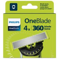 Scheermesje - PHILIPS One Blade - Pak van 4 reservemesjes 360 - QP440/50 - thumbnail