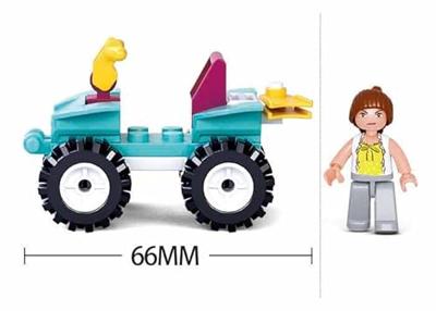 Sluban m38-b0599 girls dream beach quad 54-delig