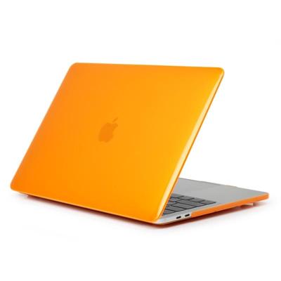 Laptop Crystal stijl PC beschermende case voor MacBook Pro 13 3 inch A1989 (2018) (oranje)