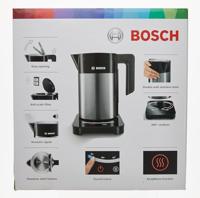 Bosch Haushalt TWK7203 Waterkoker Aantal/Volume: 1.7 l RVS, Zwart - thumbnail