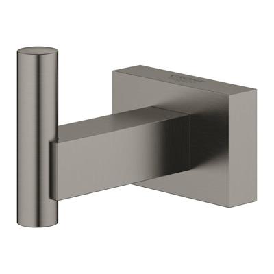 Grohe Essentials Cube Handdoekhaak 18,6x6x4,3 cm Hard Graphite Geborsteld