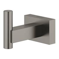 Grohe Essentials Cube Handdoekhaak 18,6x6x4,3 cm Hard Graphite Geborsteld - thumbnail