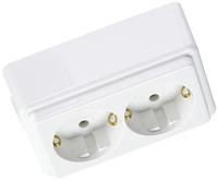 Kopp 120101001 Stekkerdoos 2-voudig Arctisch-wit Zonder stekker 1 stuk(s) - thumbnail