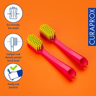 Curaprox Travel Refill Tandenborstelkoppen - thumbnail