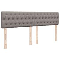 Boxspring met matras stof taupe 180x200 cm - thumbnail