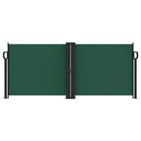 VidaXL Windscherm uittrekbaar 100x600 cm donkergroen - thumbnail