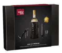 Vacu Vin Wijnset Premium - Zwart - 4 delige set - thumbnail