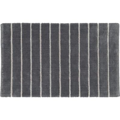 Cawö CAWÖ Home Keerbare Badmat Balance Gestreept 1008 73 anthrazit 60x60 - thumbnail