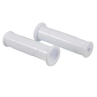 Handvat rond, WIT (set van 2) - thumbnail