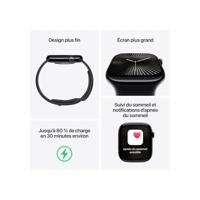 Apple Watch Series 10 GPS 46 mm Aluminium kast Sport loop Blauwe wolk - thumbnail
