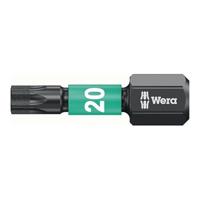 Wera Bit | T20 lengte 25 mm | 1/4 inch C6,3 | impaktor, DC | box met 10 bits | 1 stuk - 05157624001 - 05157624001 - thumbnail
