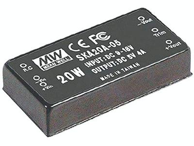 Mean Well SKA20A-12 DC/DC-converter 19.2 W Aantal uitgangen: 1 x Inhoud 1 stuk(s)