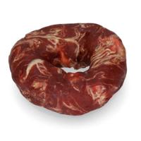 Rawhide Donut rund en vis kauwsnack voor de hond 3 x 5 stuks - thumbnail
