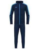 JAKO M9423D Polyesterpak Met Kap Power Dames - Marine/Hemelsblauw - 44 - thumbnail