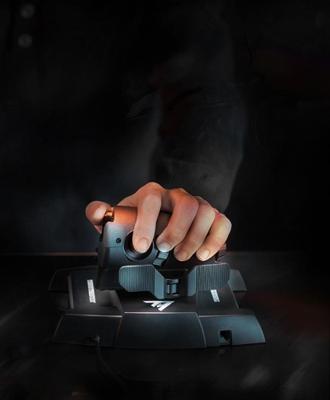 Thrustmaster T16000M FCS Flight Pack Vliegsimulator joystick USB PC Zwart Incl. pedaal, Incl. schuifregelaar Thrustmaster T16000M FCS Flight Pack Vliegsimulator joystick USB PC Zwart Incl. pedaal, Incl. schuifregelaar