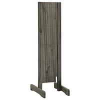 VidaXL Tuinlatwerk 150x80 cm massief vurenhout grijs - thumbnail