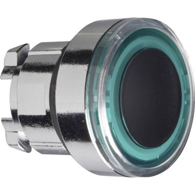 Schneider Electric ZB4BW933 ZB4BW933 Terugstelbaar (Ø) 22 mm Zonder markering Chroom, Groen 1 stuk(s)