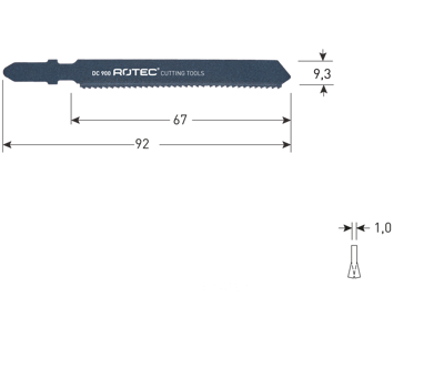 Rotec Decoupeerzaagblad | DC900 - 520.0900