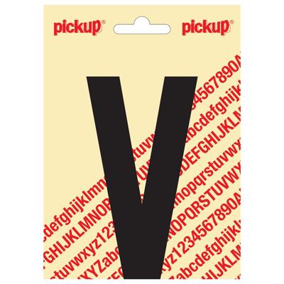 Plakletter Nobel Sticker zwarte letter V zwart Pickup - Pickup Plakletter Nobel Sticker zwarte letter V zwart Pickup - Pickup