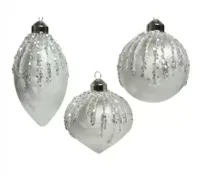 kerstbak glas paillet zilver ass3 - thumbnail