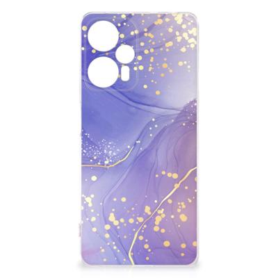 Smartphone hoesje voor Xiaomi Poco F5 Watercolor Paars Smartphone hoesje voor Xiaomi Poco F5 Watercolor Paars