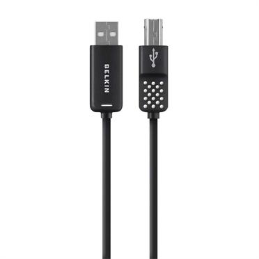 Belkin 3.2m USB A/USB B Kabel - Zwart