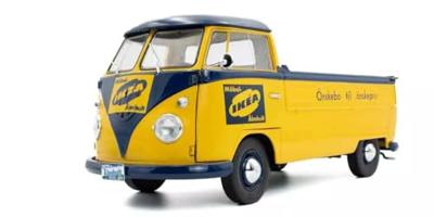 Solido Auto Volkswagen (VW) T1 pick-up geel 1950 Kant-en-klaar model Personenauto (model)