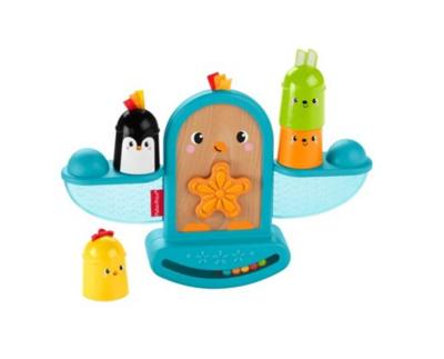 Jonotoys Fisher price rammel en stapel balanceer vogeltje Jonotoys Fisher price rammel en stapel balanceer vogeltje