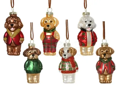 Kerstornament Hond 10,9cm Assorti 1st